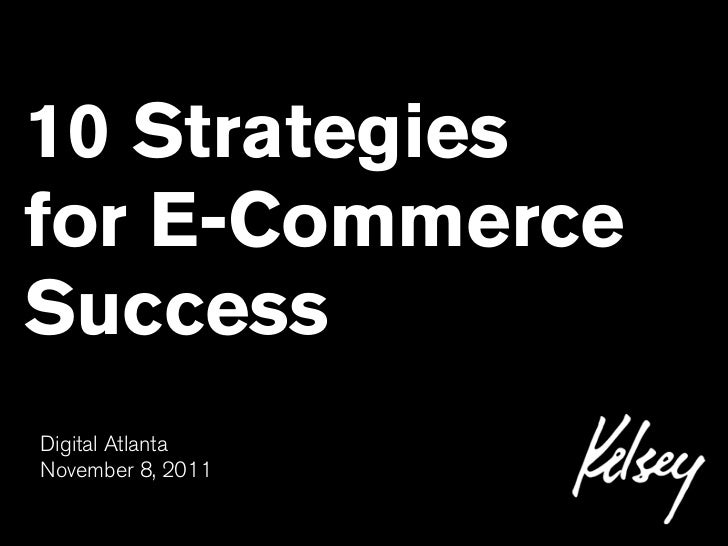 Strategies for eCommerce Success